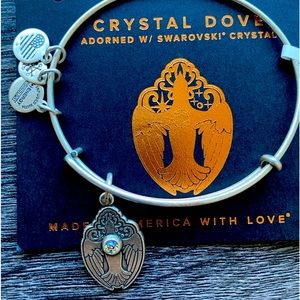 Alex and Ani: Crystal Dove Bracelet